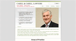 Desktop Screenshot of jamescahill.com